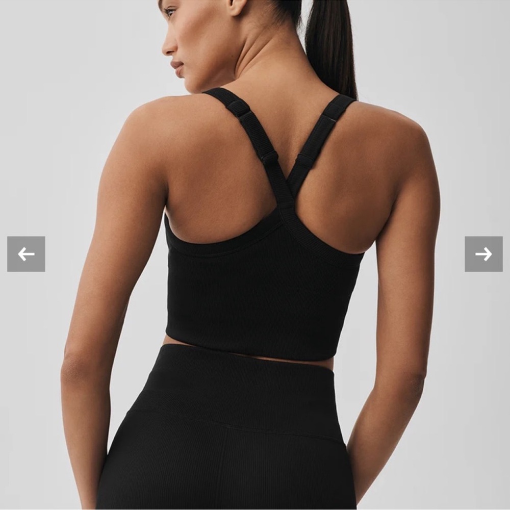 ALO Yoga Seamless Rib, Favorite Bra Tank - Picture 2 of 3